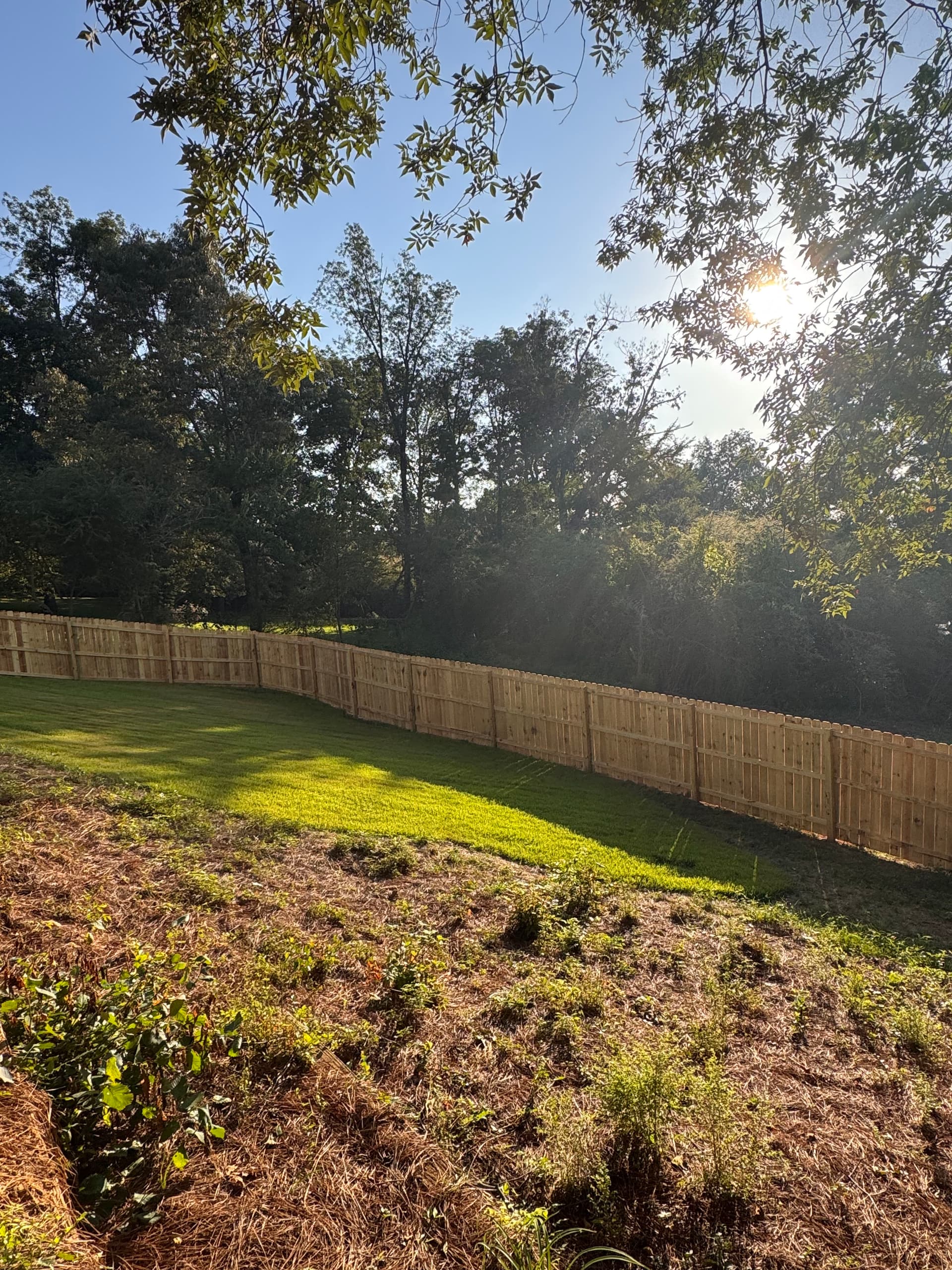 Custom Wood Privacy Fence Built for Backyard Peace and Pets