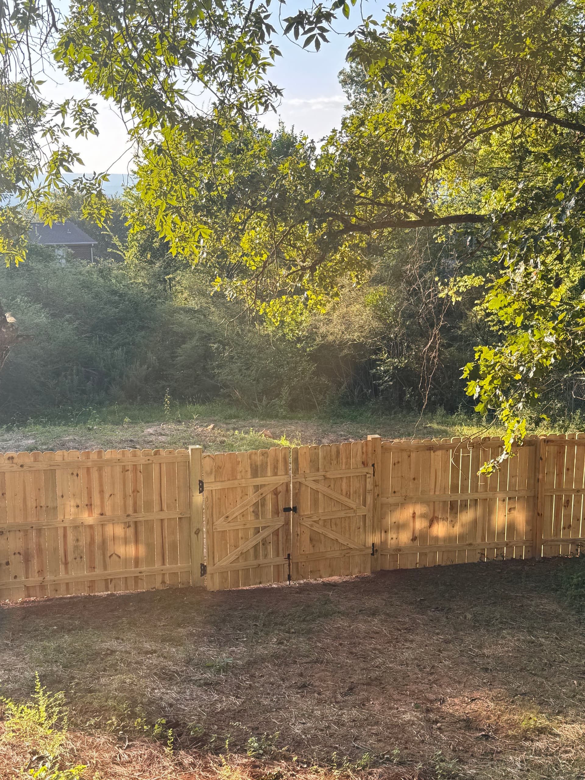 Custom Wood Privacy Fence Built for Backyard Peace and Pets