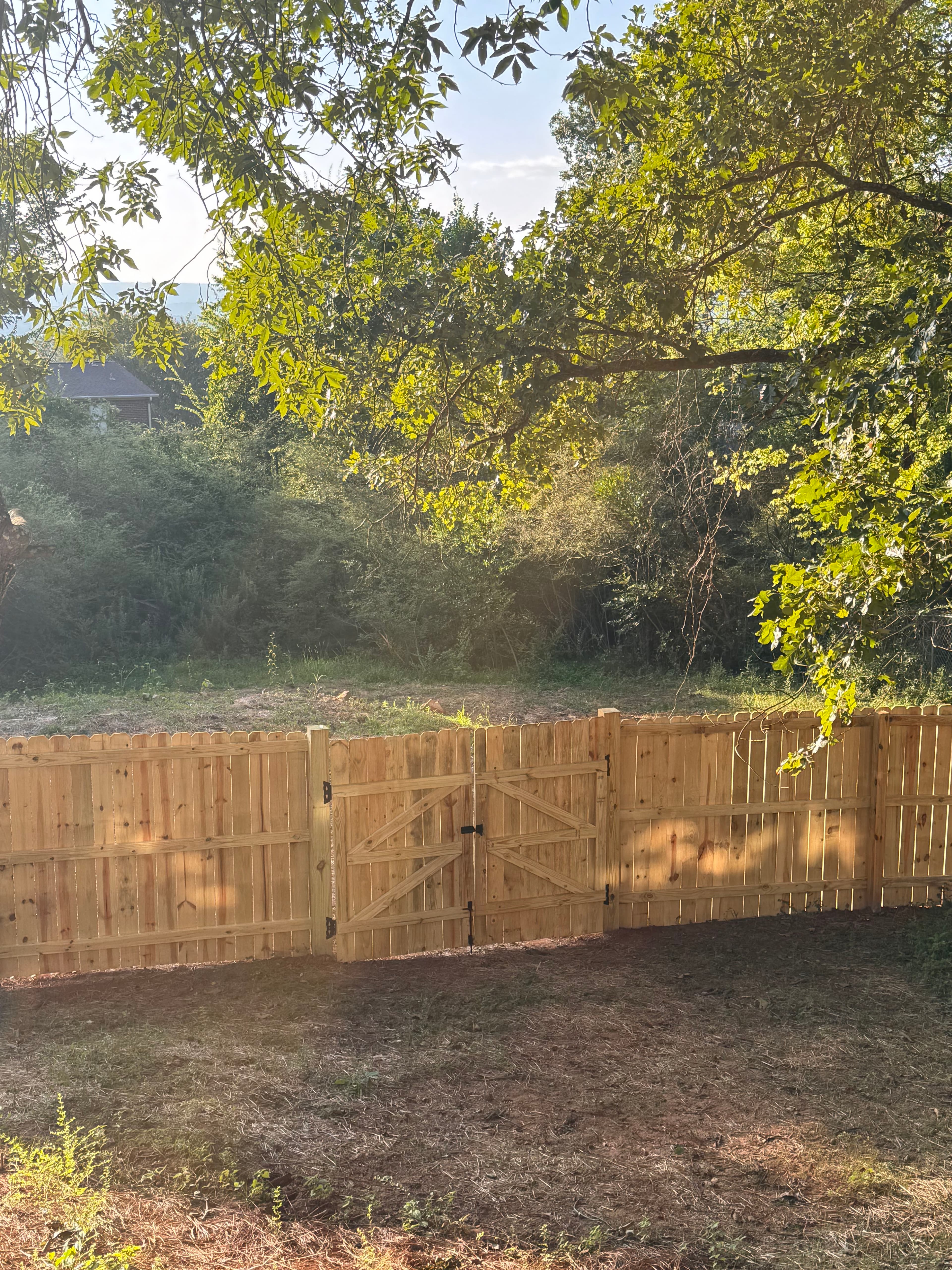 Project Custom Wood Privacy Fence Built for Backyard Peace and Pets image